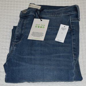 Gap Inner Cozy Legging Jeans with Dip Dye on Ankles, Size 31 (Women's 12)